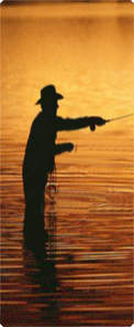 Gone Fishing (Man) Bronze